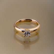 Cargar imagen en el visor de la galería, Anillo Solitario en Oro 750
