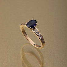 Cargar imagen en el visor de la galería, Anillo Solitario en Oro 750

